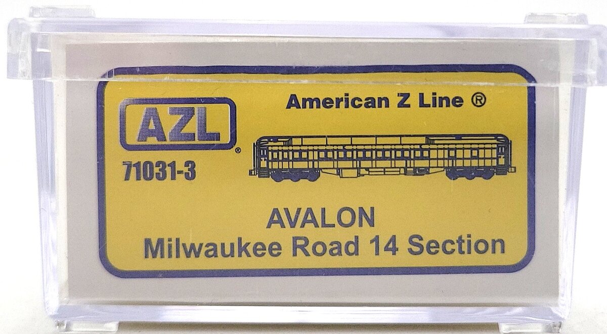 American Z-Line 71031-3 Z Scale Milwaukee Avalon Pullman Heavyweight Sleeper Car LN/Box