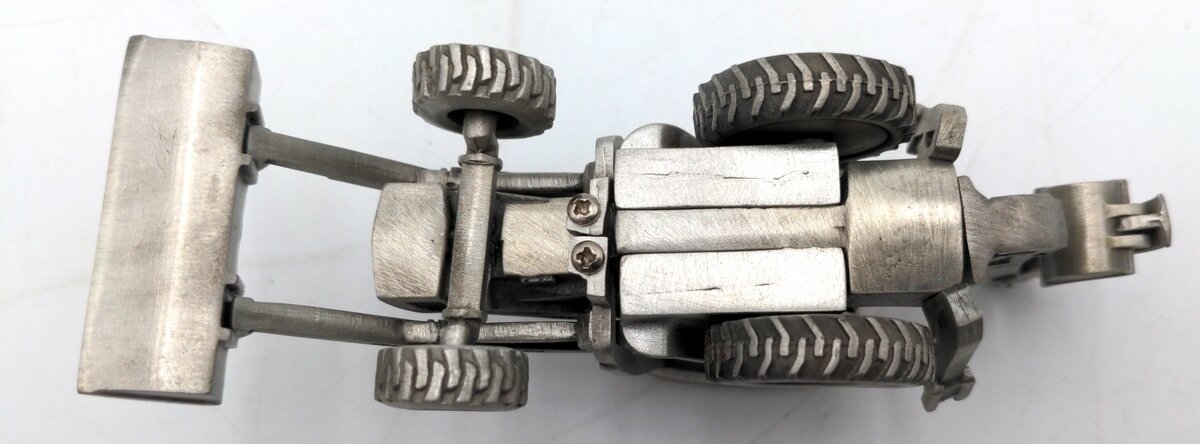 SpecCast 725 1:43 Scale Pewter John Deere 110 Compact Tractor Loader Backhoe NIB