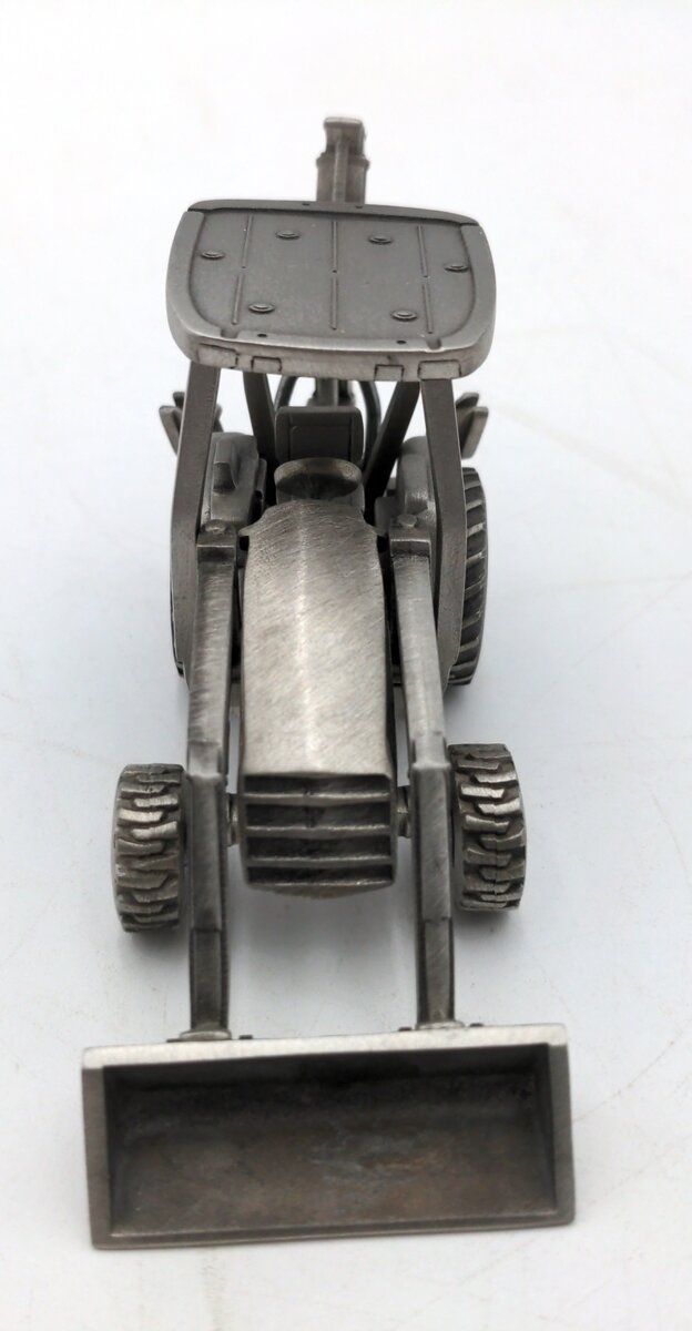SpecCast 725 1:43 Scale Pewter John Deere 110 Compact Tractor Loader Backhoe NIB