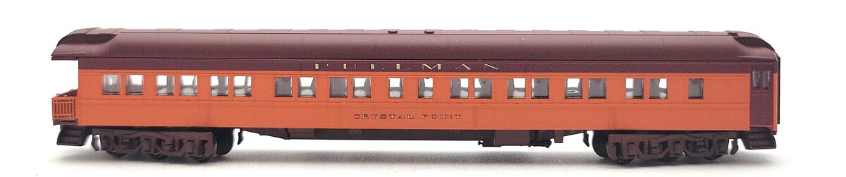 American Z-Line 71831-1 Z Scale Milwaukee Crystal Point Pullman Observation Car LN/Box