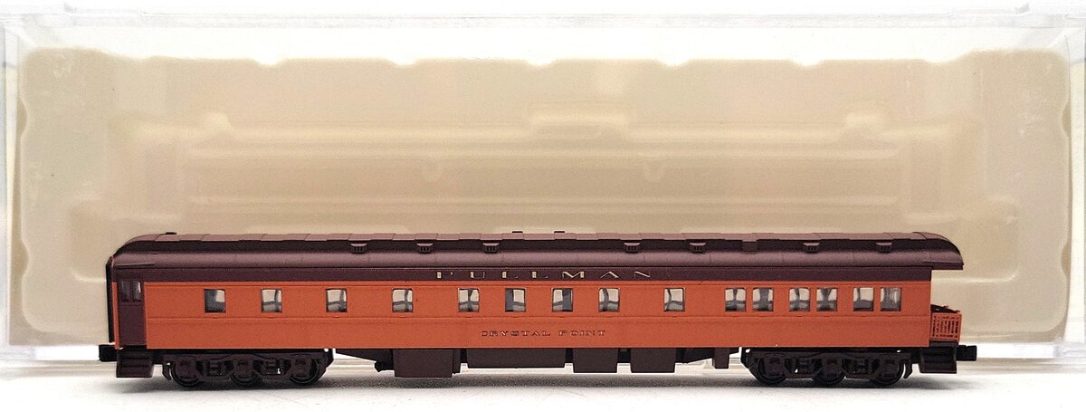 American Z-Line 71831-1 Z Scale Milwaukee Crystal Point Pullman Observation Car LN/Box