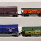 Lionel O Gauge Assorted Freight Cars 6438, 16323, 16303, 6439 [4] EX