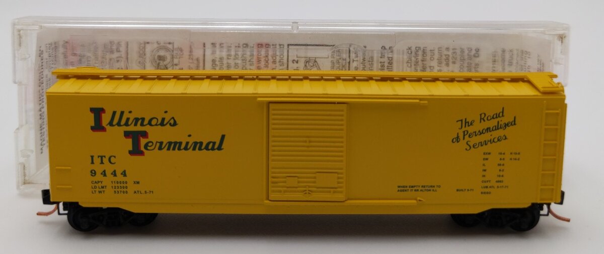 Micro-Trains 03100010 N Illinois Terminal 50' Standard Single Door Boxcar #9444 LN/Box