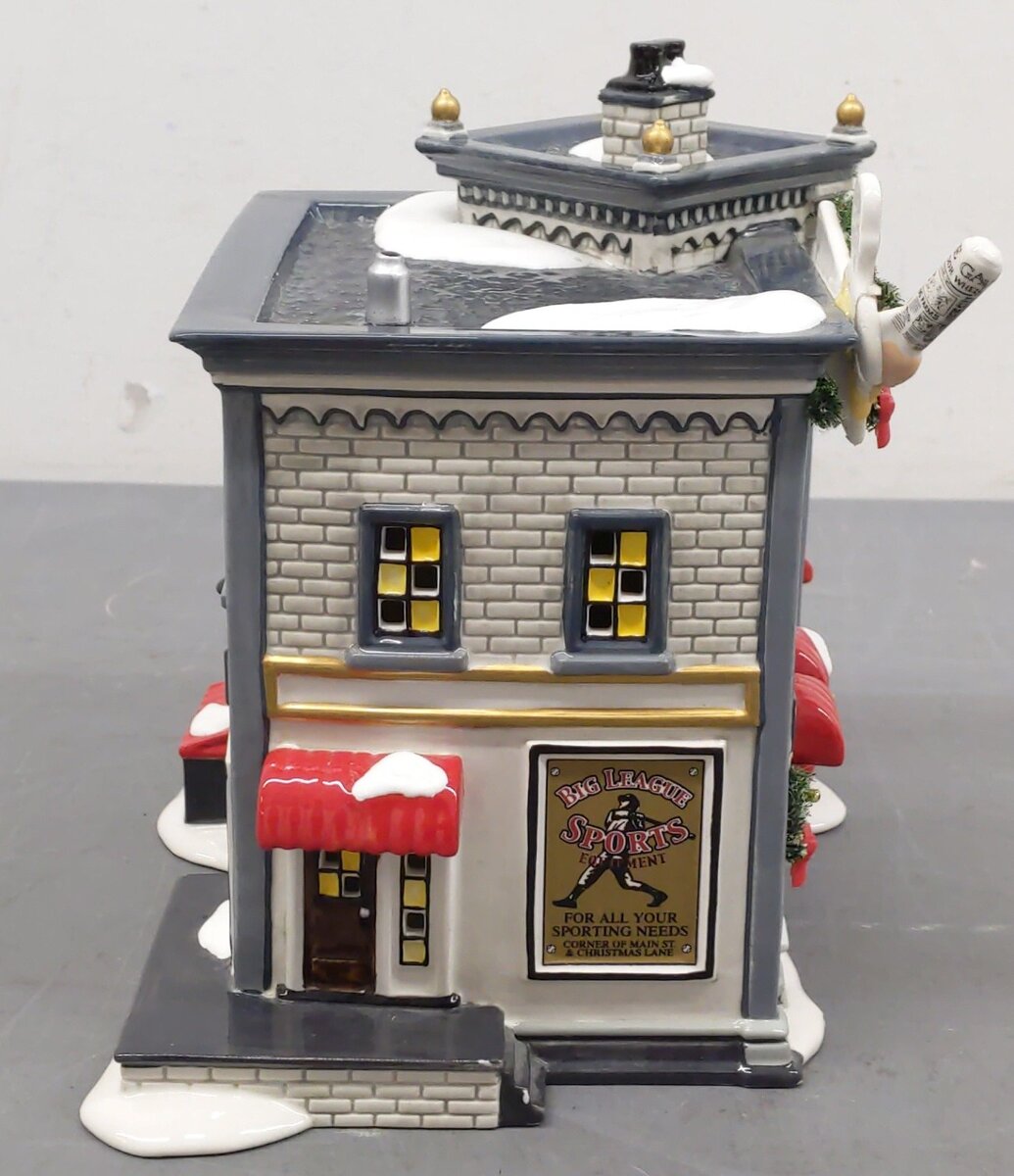 Dept 56 56.55605 The Snow Village "Snow Village Gazette" Ceramic Building EX/Box