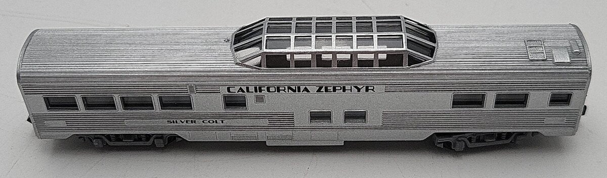 Arnold 5211 N Scale California Zephyr "Silver Colt" Passenger Car LN/Box