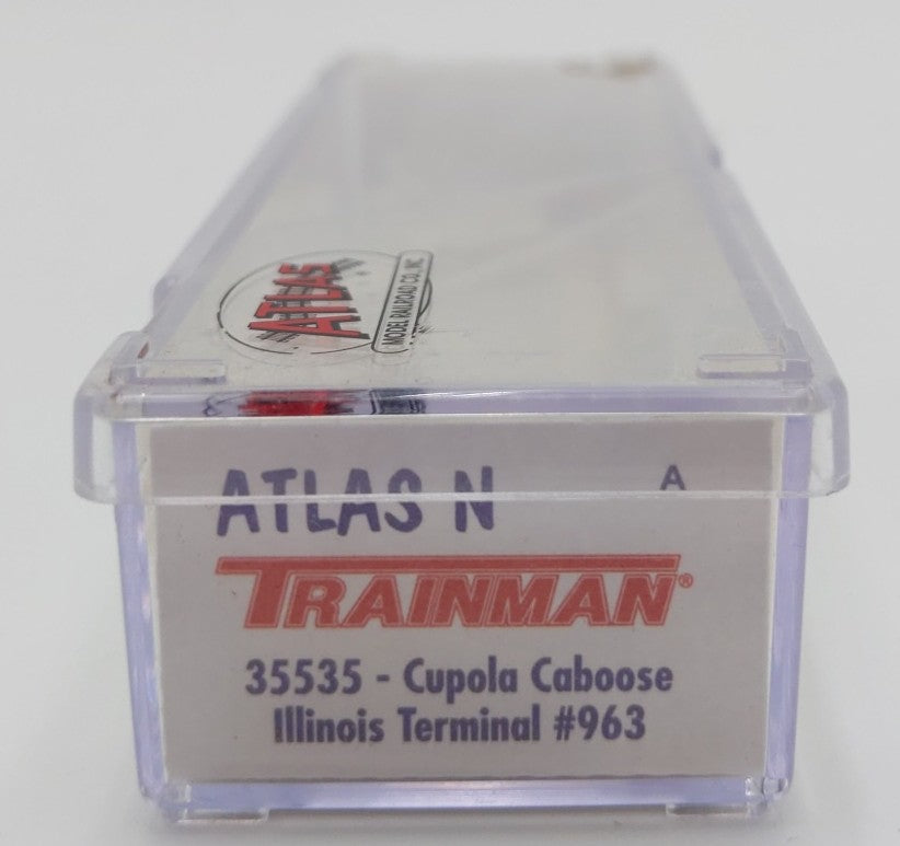 Atlas 35535A N Scale Illinois Terminal Cupola Caboose #963 LN/Box