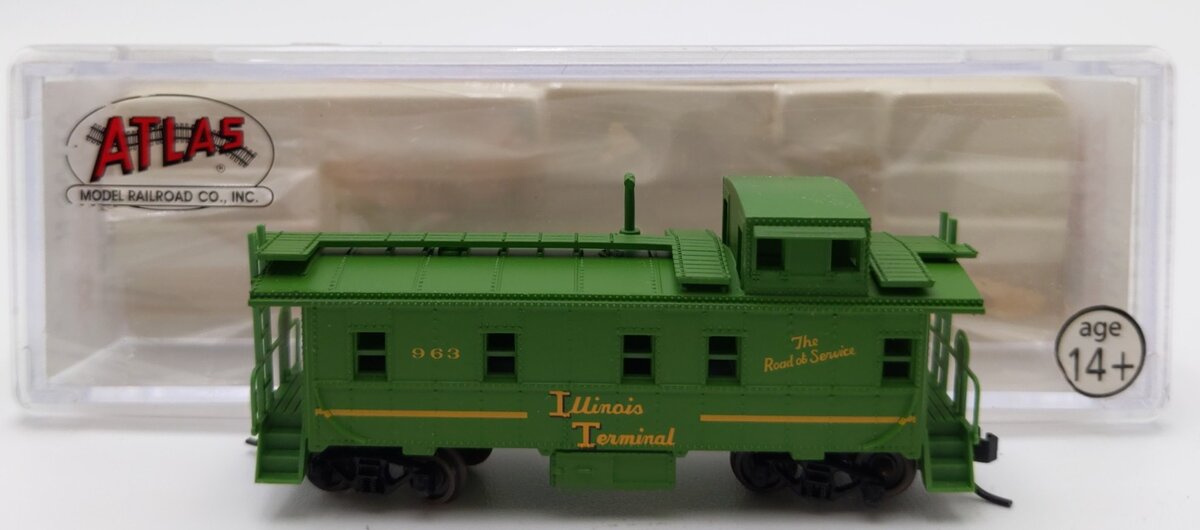 Atlas 35535A N Scale Illinois Terminal Cupola Caboose #963 LN/Box
