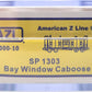 American Z-Line 92000-10 Z Scale Southern Pacific Bay Window Caboose #1303 LN/Box