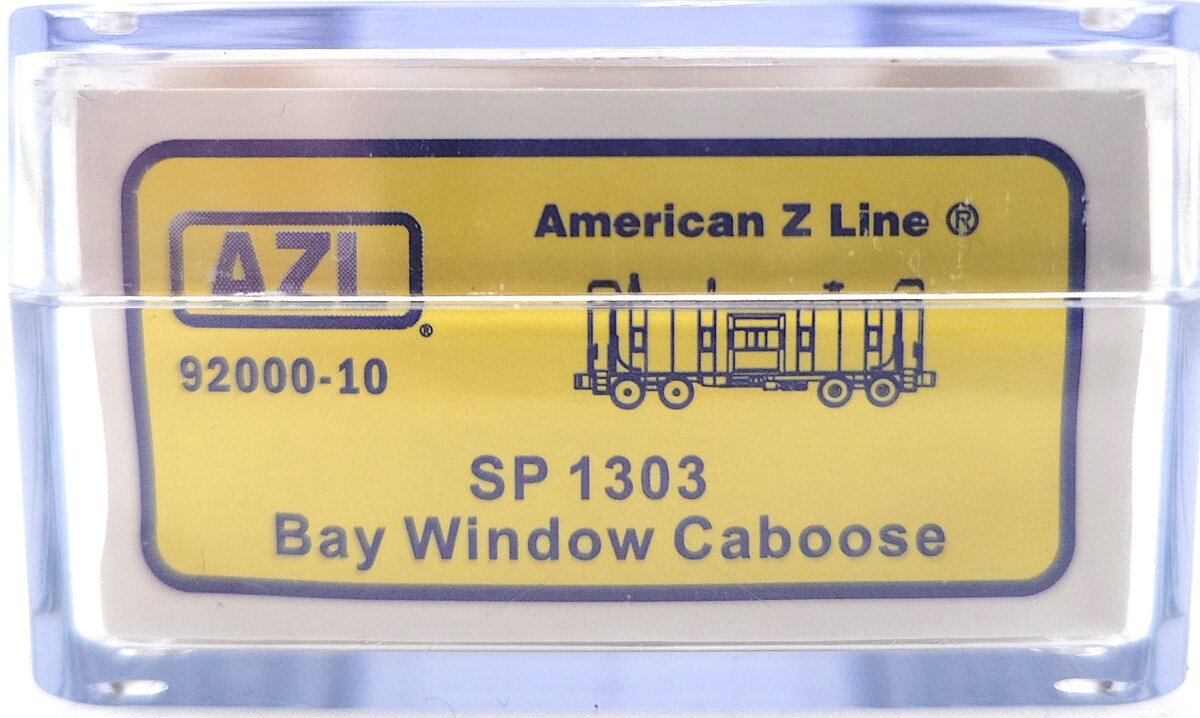 American Z-Line 92000-10 Z Scale Southern Pacific Bay Window Caboose #1303 LN/Box
