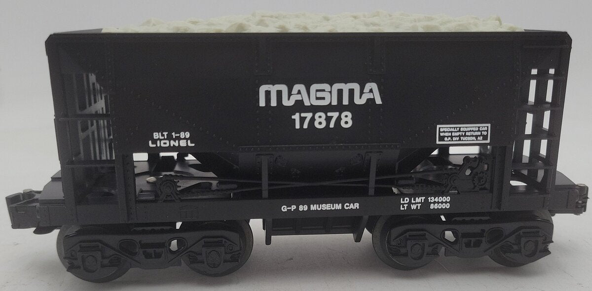 Lionel 6-17878 O Gauge TTOS-1989 Magma Miners Ore Museum Car w/Ore Load EX/Box