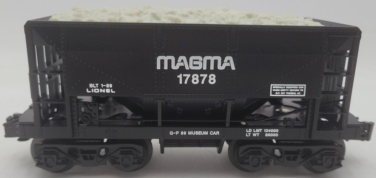 Lionel 6-17878 O Gauge TTOS-1989 Magma Miners Ore Museum Car w/Ore Load EX/Box