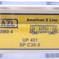 American Z-Line 92002-4 Z Scale Union Pacific Bay Window Caboose LN/Box