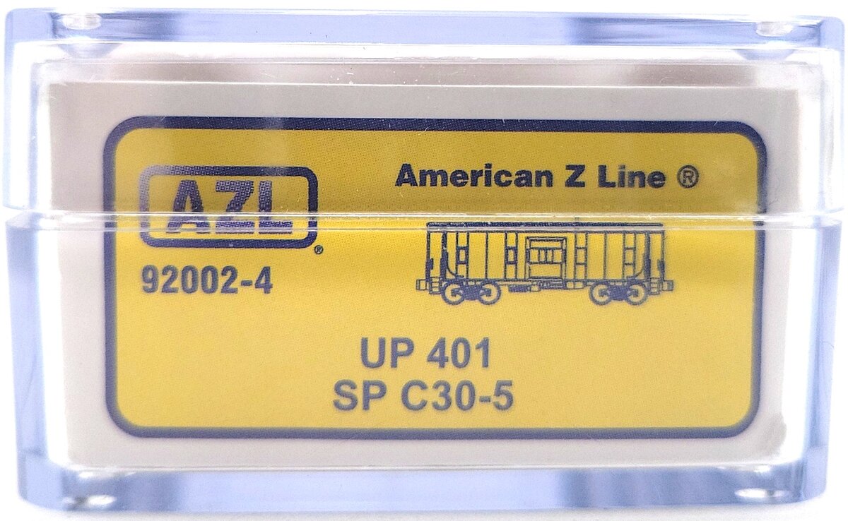 American Z-Line 92002-4 Z Scale Union Pacific Bay Window Caboose LN/Box