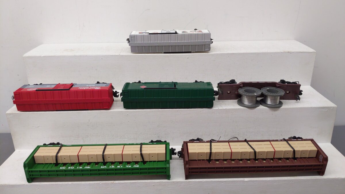 Lionel O Gauge Assorted Freight Cars 16372, 16371, 16236, 16237, 9700, 16318 [6] EX