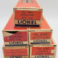 Lionel O Vintage Freight Cars: 6464225, 6424, 3484, 6315, 25000 [5] VG/Box