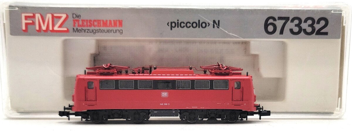 Fleischmann 67332 N Scale DB Piccolo Electric Locomotive #140198-3 LN/Box