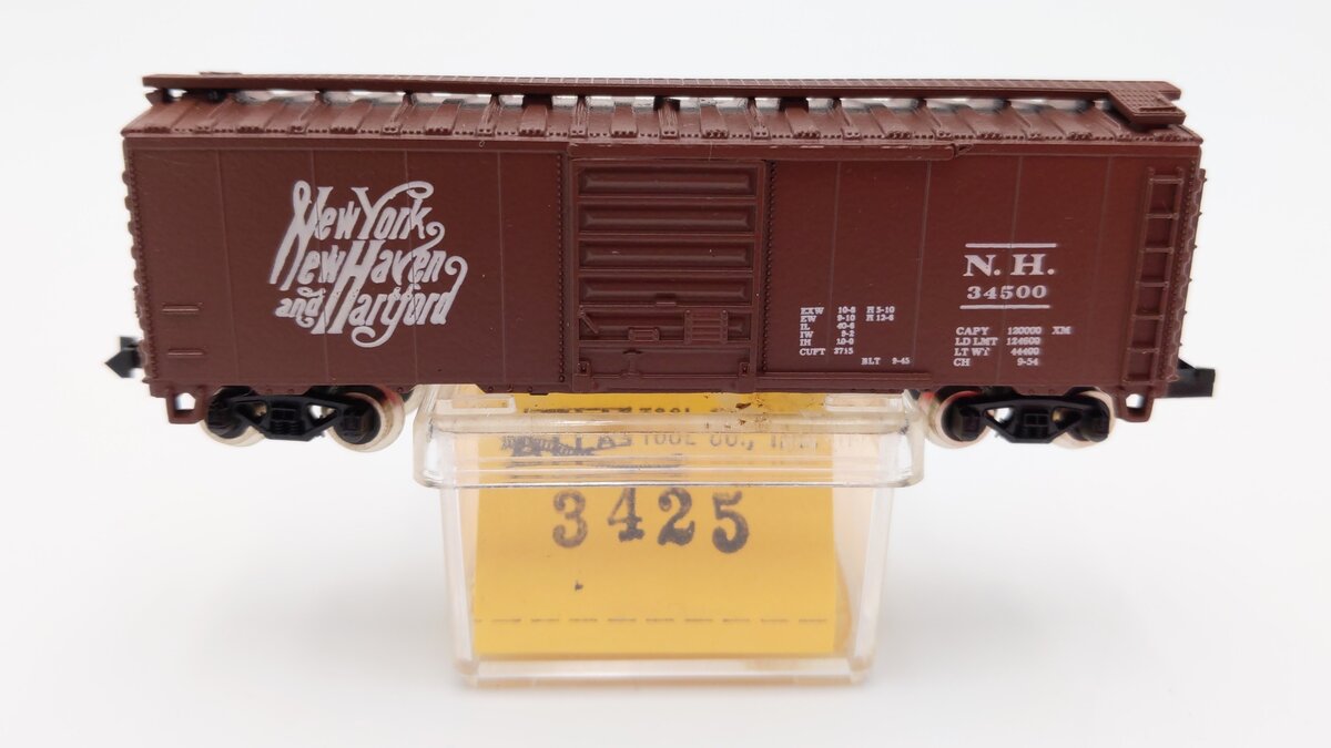 Atlas 3425 N Scale New York, New Haven, & Hartford Box Car #34500 EX/Box