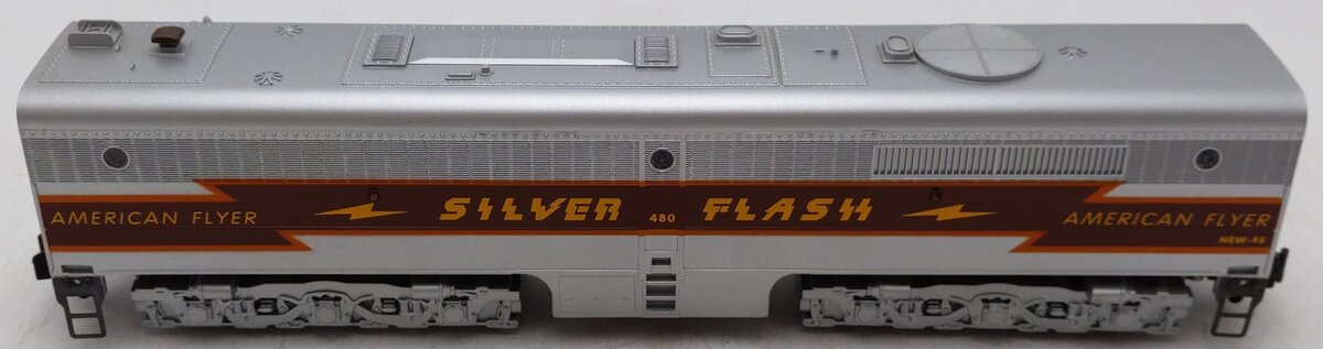 American Flyer 6-48128 S Gauge Silver Flash Alco PB-1 Non-Powered Diesel B-Unit VG/Box