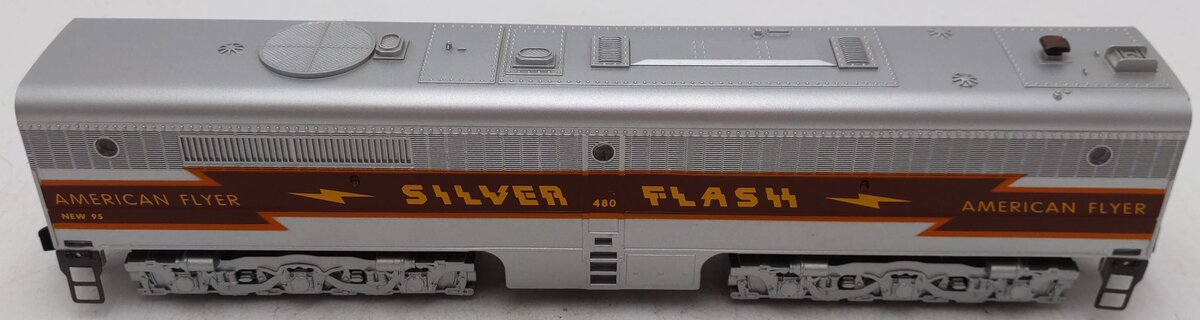 American Flyer 6-48128 S Gauge Silver Flash Alco PB-1 Non-Powered Diesel B-Unit VG/Box