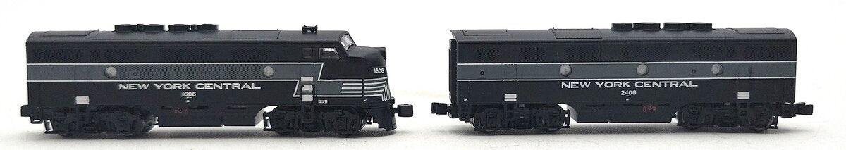 American Z-Line 62900-1 Z Scale NYC F3A & F3B Phase II Diesel Locomotive Set LN/Box