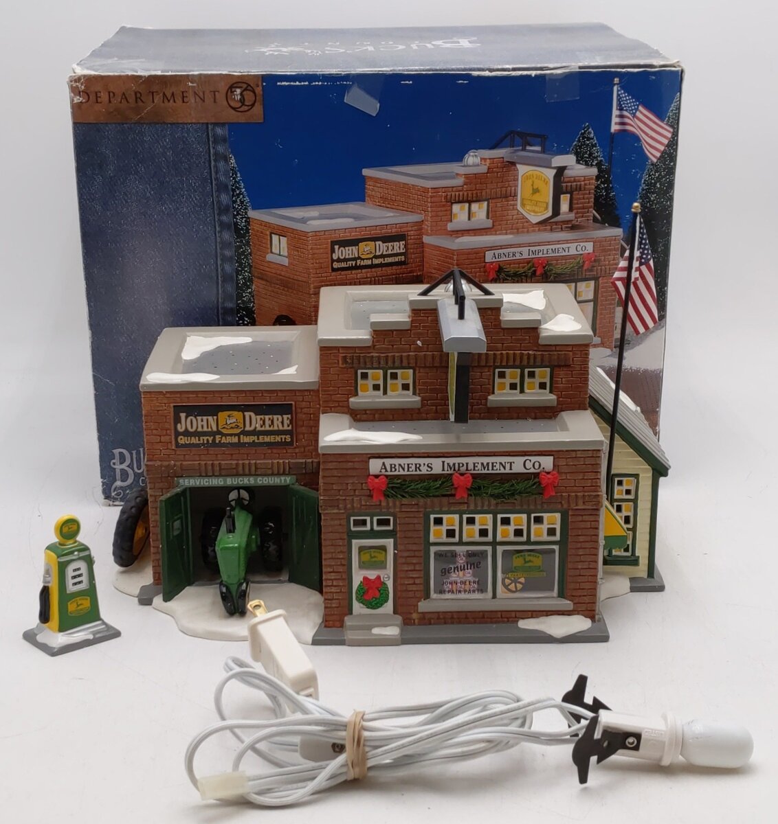 Dept 56 55052 The Original Snow Village Buck's County Abner's Implement Company EX/Box
