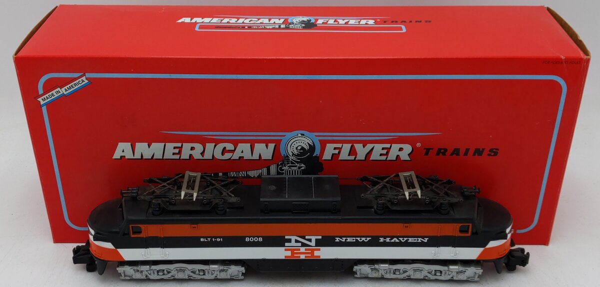 American Flyer 6-48008 S Scale New Haven EP-5 Powered Electric Locomotive #8008 VG/Box