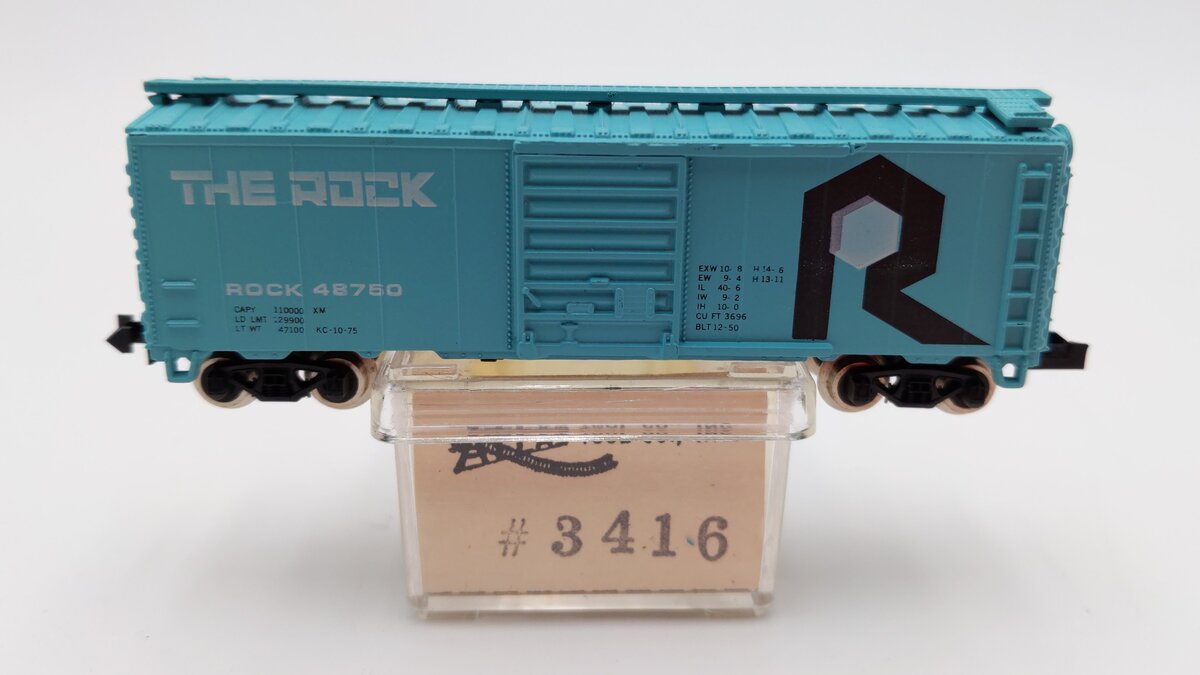 Atlas 3416 N Scale The Rock 50' Boxcar #48750 LN/Box