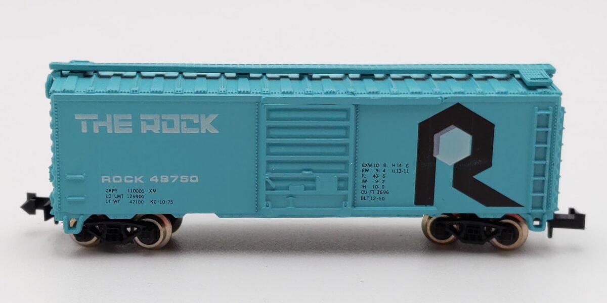 Atlas 3416 N Scale The Rock 50' Boxcar #48750 LN/Box