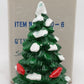 Dept 56 5080-6 Snow Village Large Lighted Single Tree EX/Box
