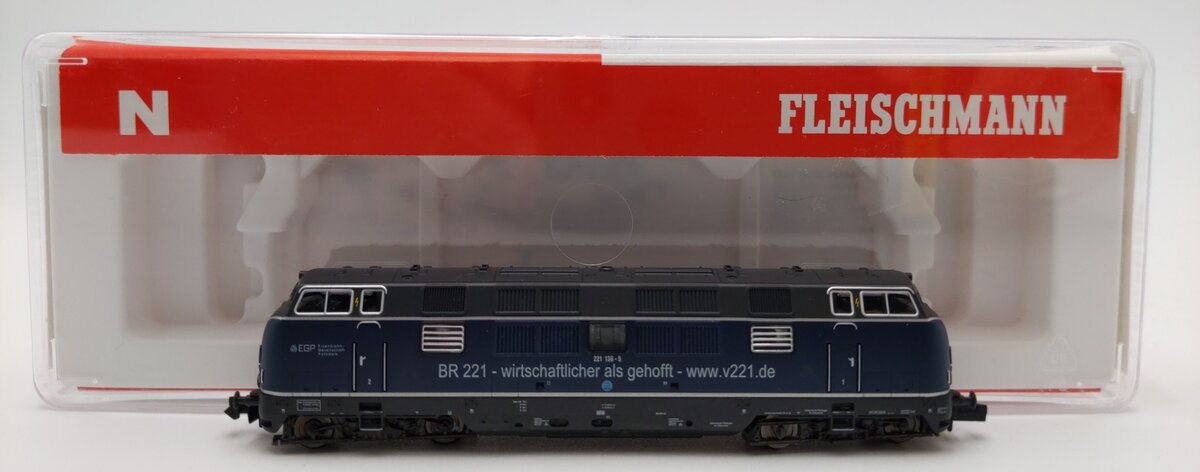 Fleischmann 725003 N Scale Potsdam Railway Company BR 221 Diesel Locomotive-DCC LN/Box