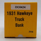 Ertl 1:34 Scale Caterpillar 1931 Hawkeye Truck Bank NIB