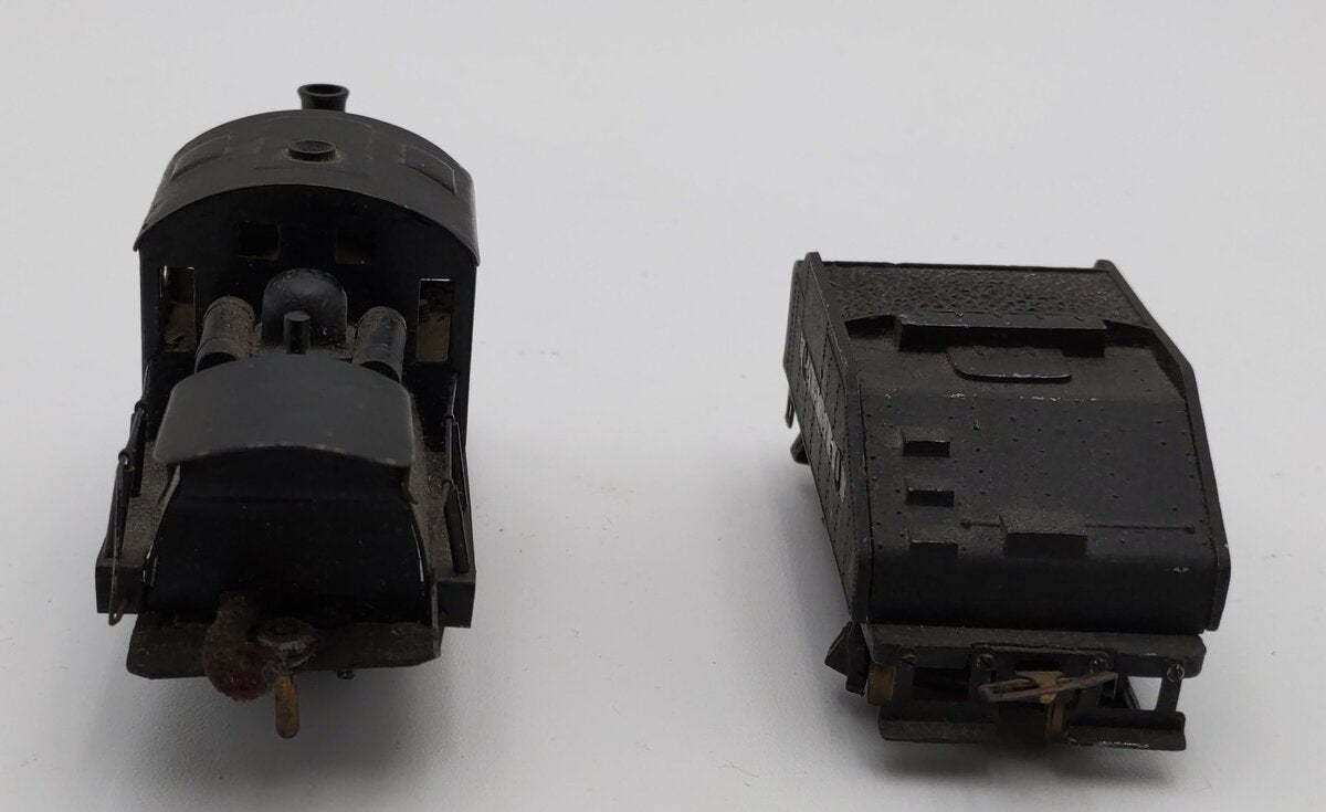 Mantua HO Scale BRASS Custom Painted 0-4-0 Locomotive & Tender
