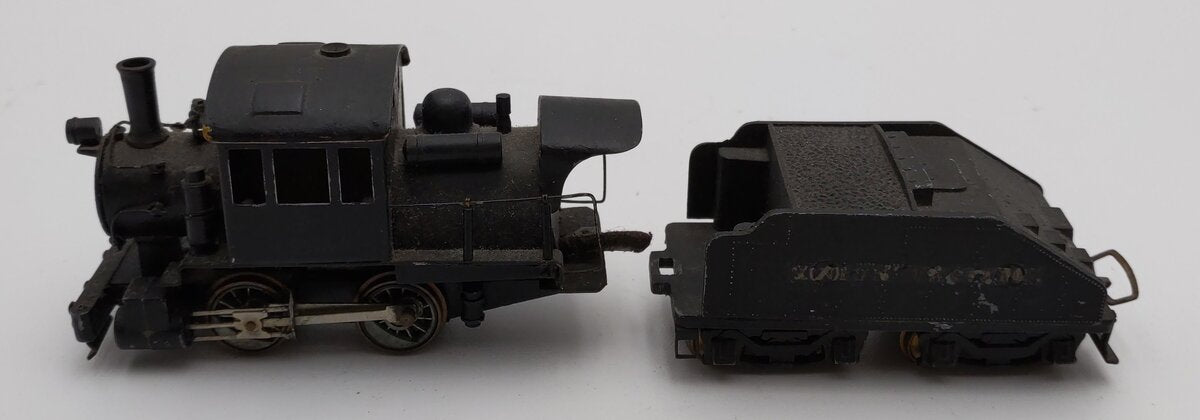 Mantua HO Scale BRASS Custom Painted 0-4-0 Locomotive & Tender
