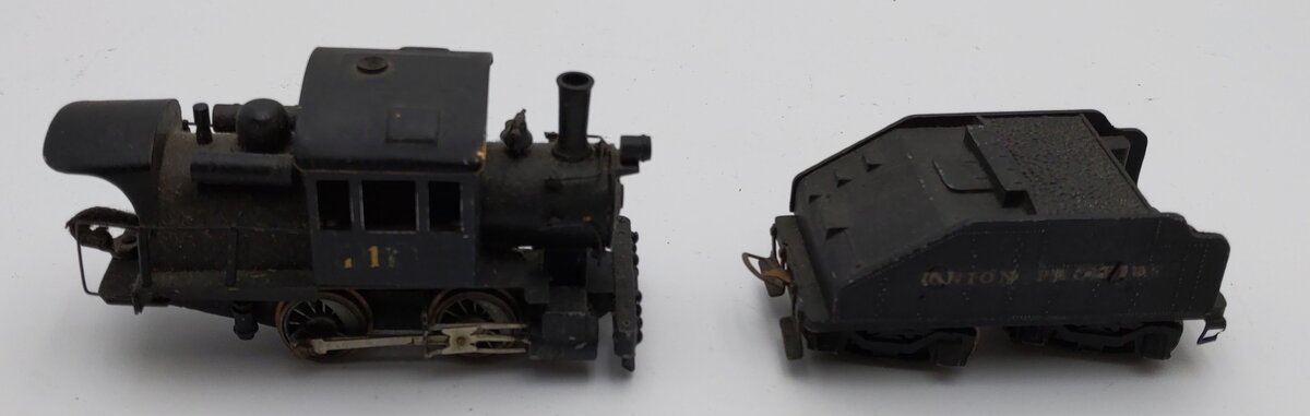Mantua HO Scale BRASS Custom Painted 0-4-0 Locomotive & Tender