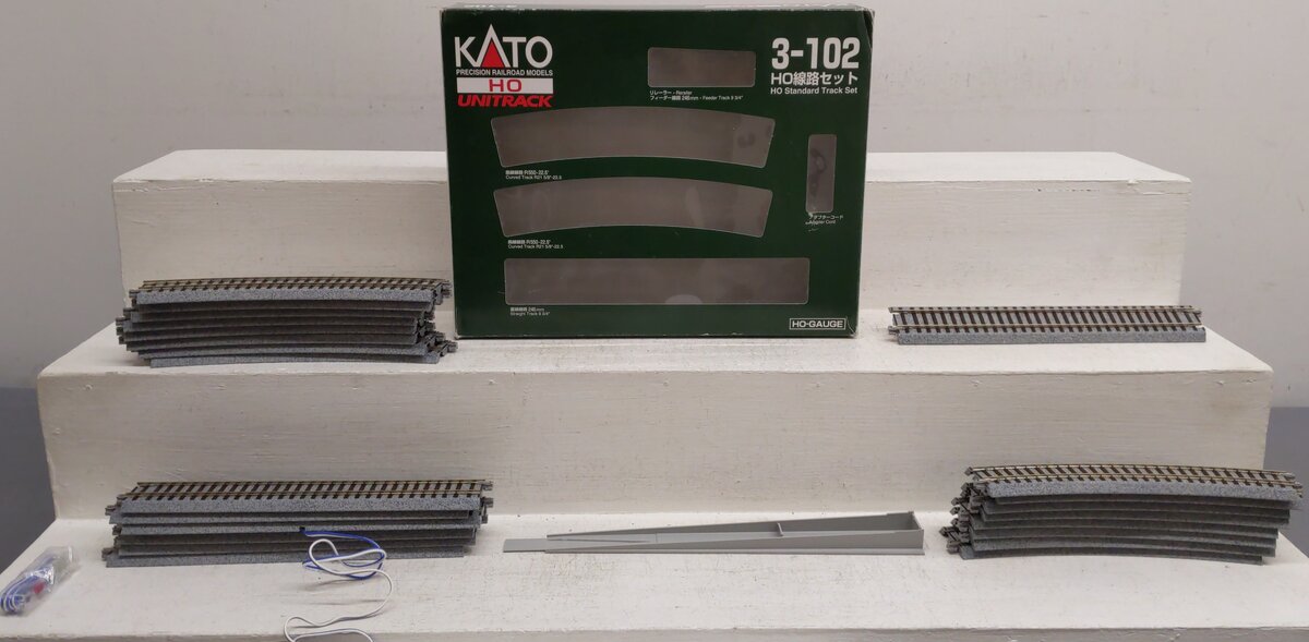 Kato 3-102 HO Unitrak Track set LN/Box