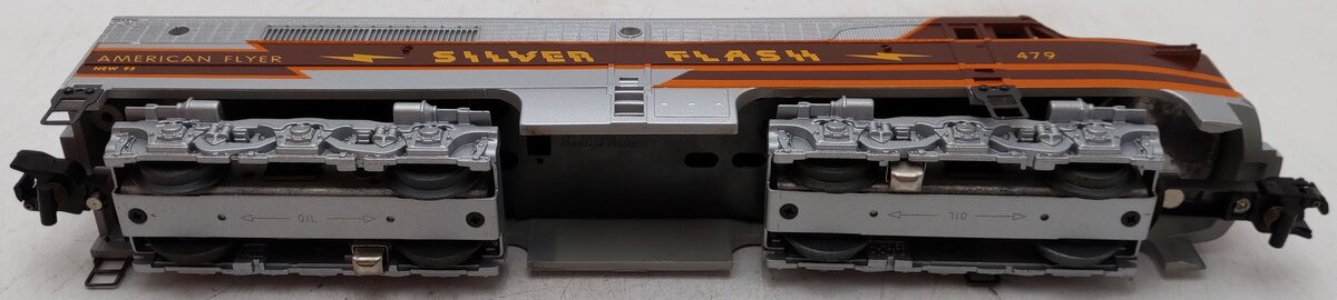 American Flyer 6-48129 S Silver Flash Alco PA1 Dummy Diesel Locomotive VG/Box