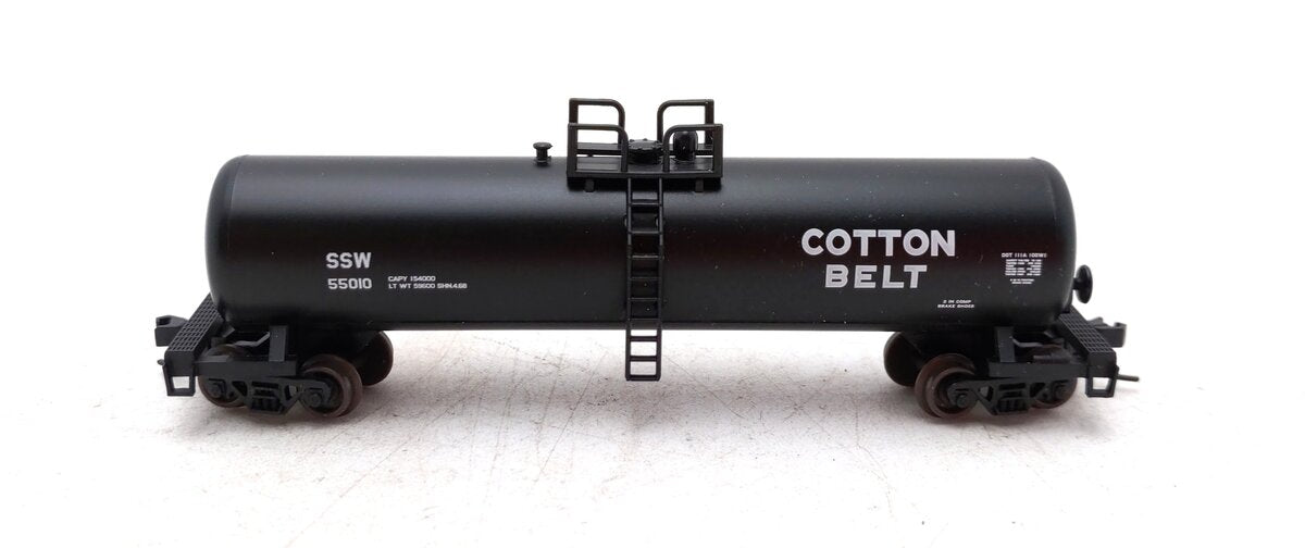 Athearn 11776 N Scale Cotton Belt 50' Modern Tank Car #55010 LN