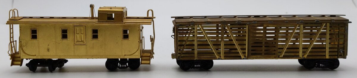 HO Scale BRASS Assorted Freight Cars [2] VG