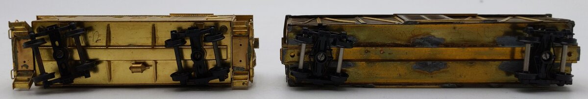 HO Scale BRASS Assorted Freight Cars [2] VG
