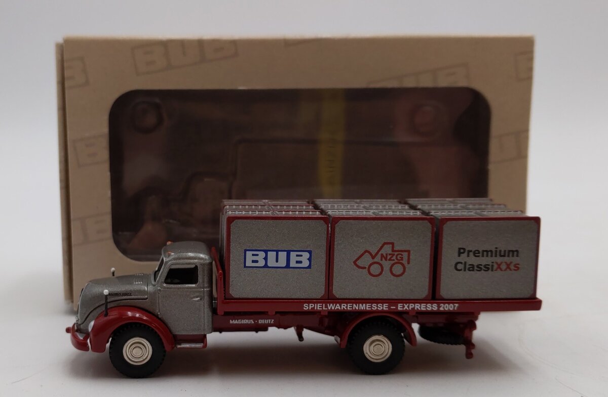 NZG Modelle 1:87 Scale Diecast BUB Bubmobile Magirus-Deutz S6500 EX/Box