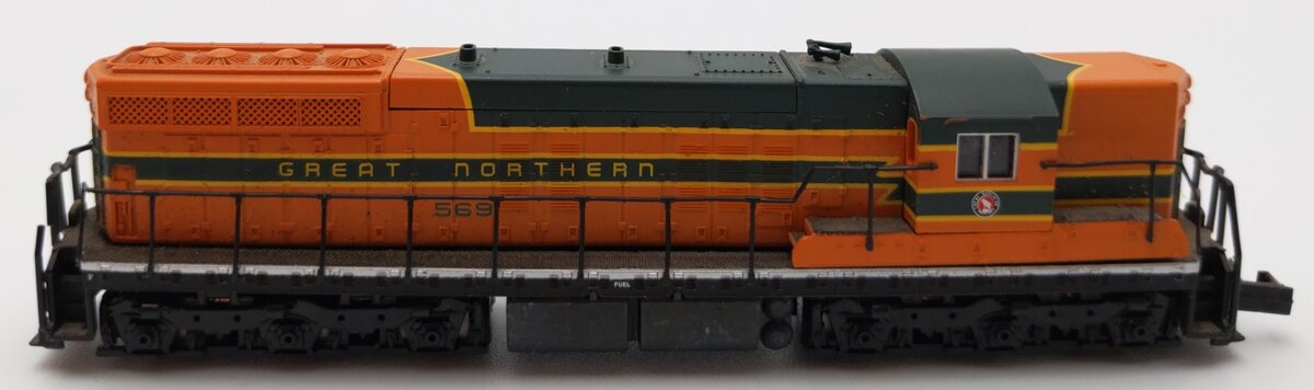 Life Like 7767 N Scale Great Northern EMD SD-7 Diesel Locomotive #569 EX