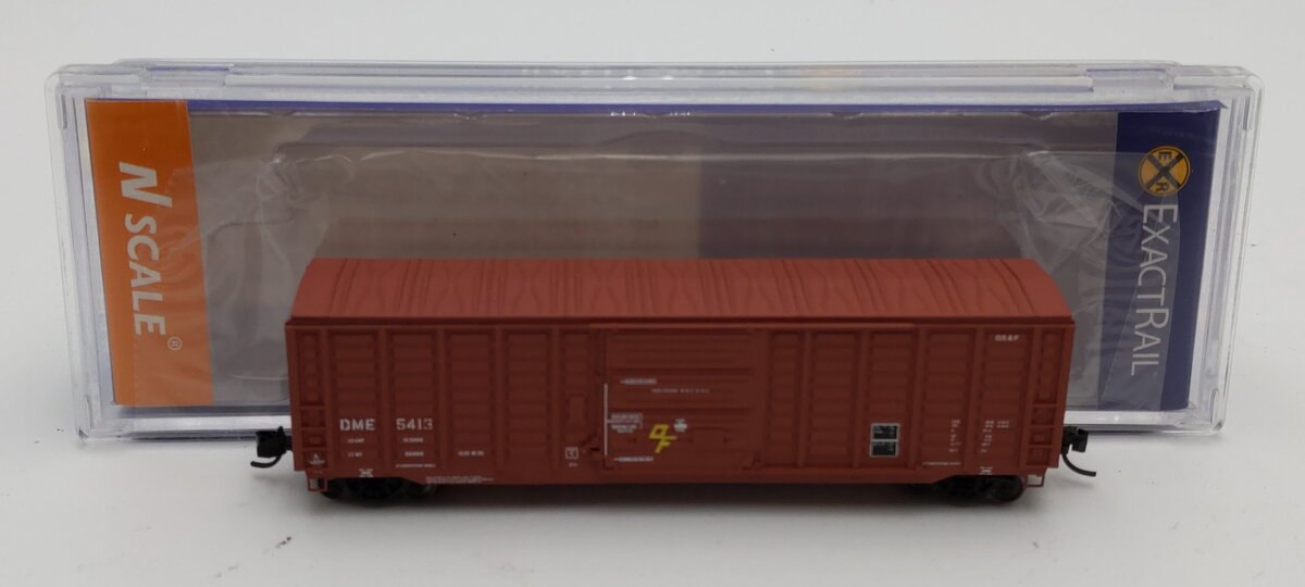 ExactRail 50406-1 N Scale DME Waffle Side Box Car #5413 LN/Box