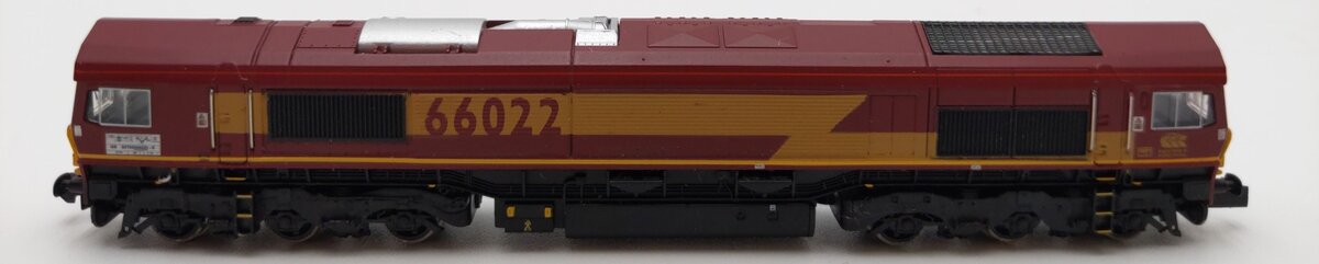 Dapol ND-066B N Scale Great British Railways Class 66 Diesel Locomotive #66022 LN