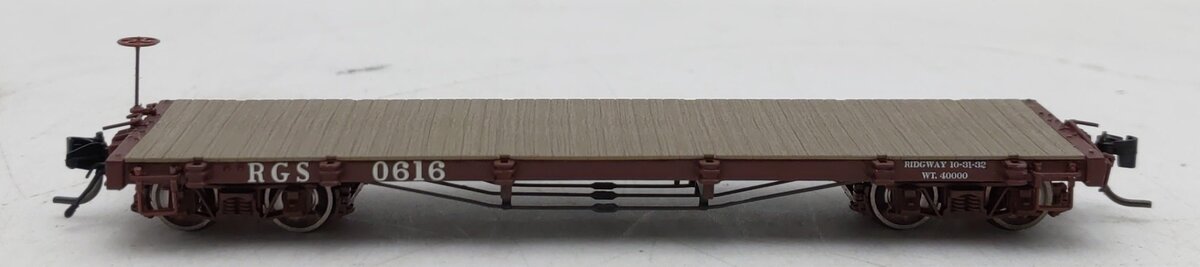 Blackstone Models 340316 HOn3 Rio Grande Southern 6000 Series 30' Flatcar #0616 EX/Box