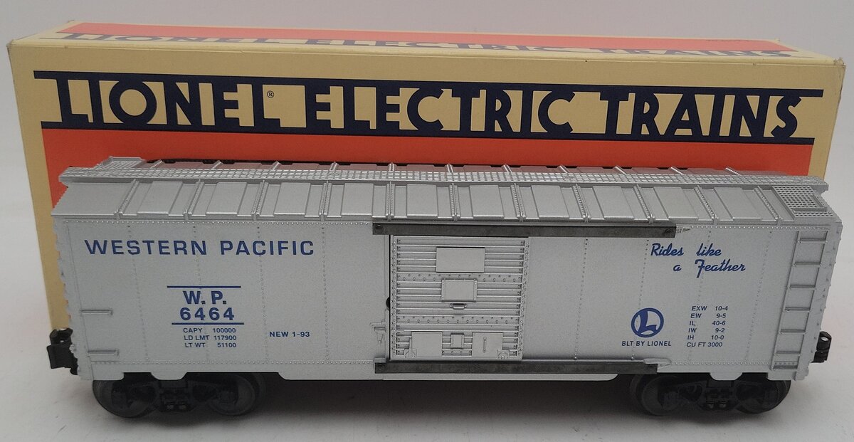 Lionel 6-19259 O Gauge Western Pacific 6464 Series Boxcar EX/Box