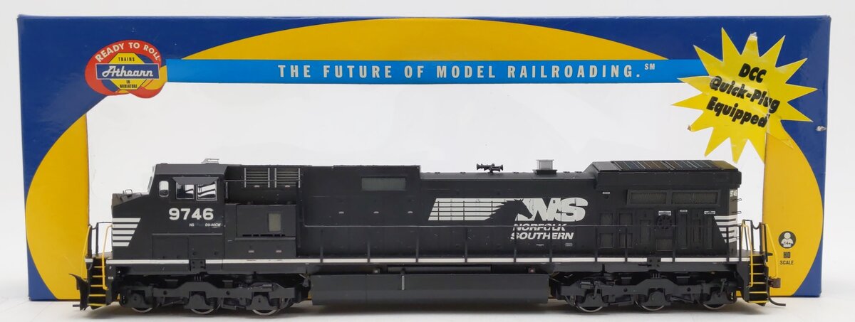 Athearn 78953 HO NS/Horsehead Ready to Run C44-9W Diesel Locomotive #9746 EX/Box