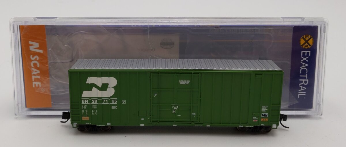 ExactRail 51001-5 N Scale Burlington Northern Hy-Cube Boxcar #287165 LN/Box