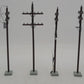 Lionel 6-37939 O Scale 7 1/4" Detailed Telephone Poles (Pack of 6) LN