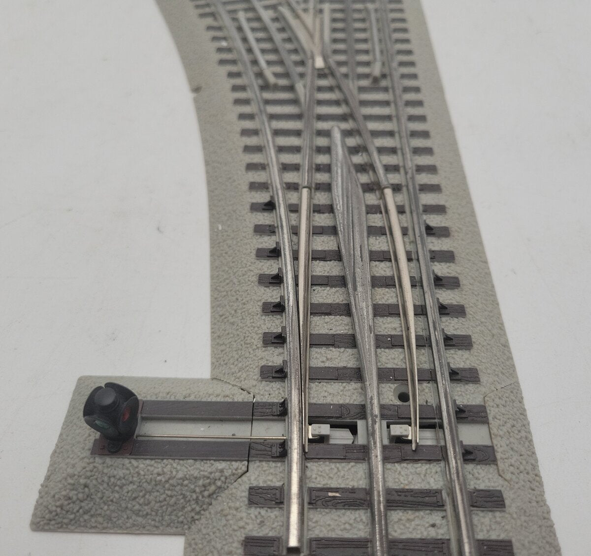 Lionel 6-12057 O O60 FasTrack Left Hand Remote Switch Turnout VG/Box