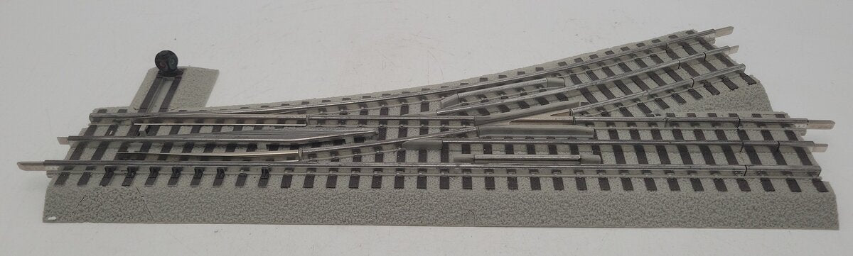 Lionel 6-12057 O O60 FasTrack Left Hand Remote Switch Turnout VG/Box